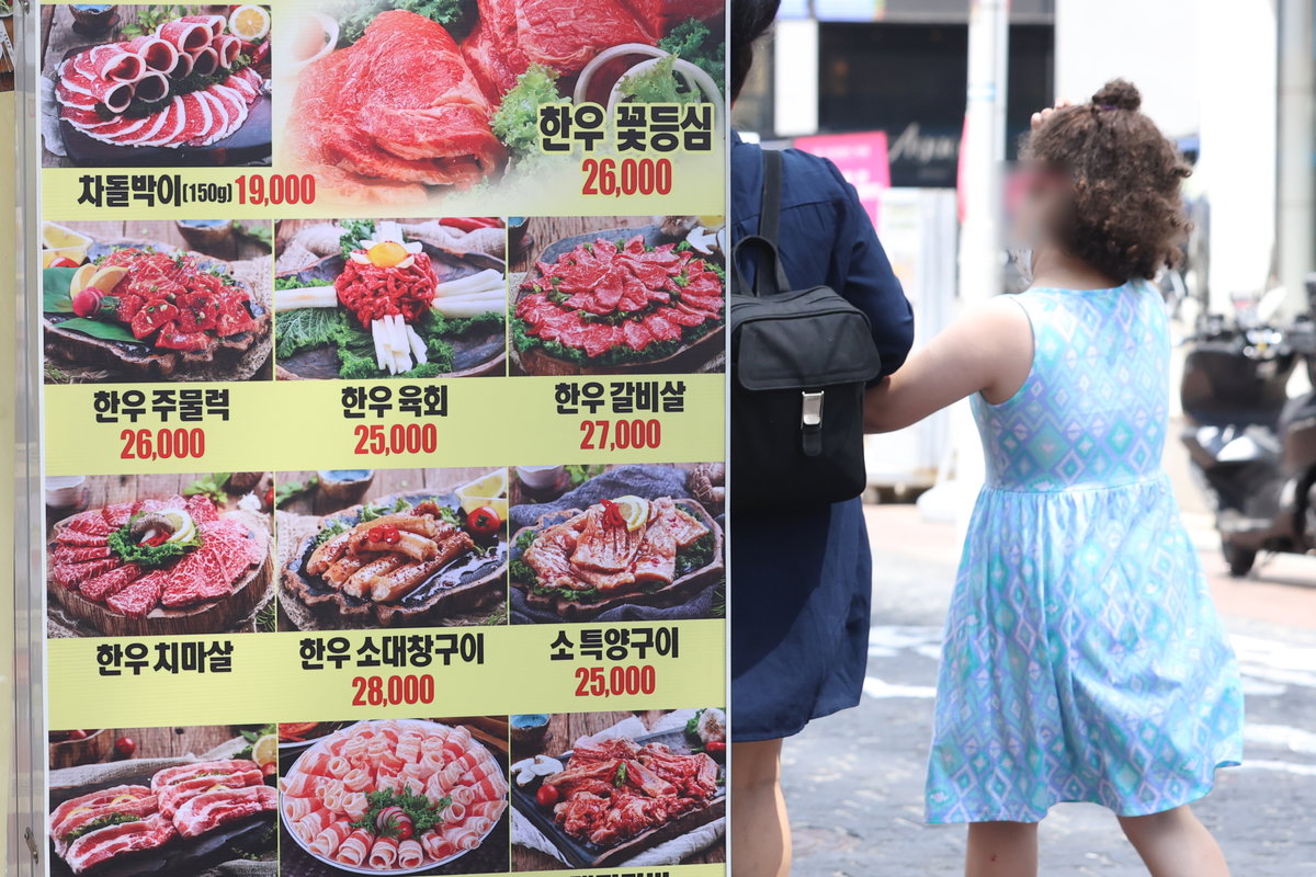 외식물가 