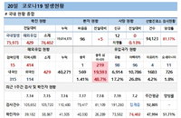 20일 코로나19 확진자 현황 (종합)