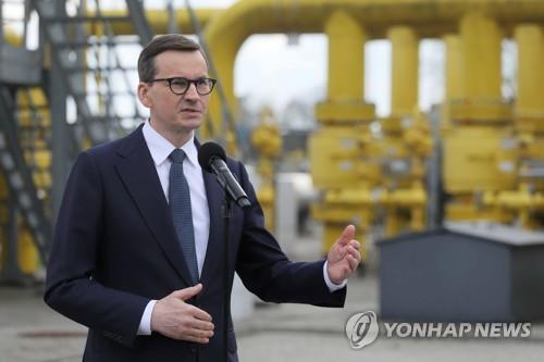마테우시 모라비에츠키 폴란드 총리 [EPA 연합뉴스 자료사진. 재판매 및 DB 금지]