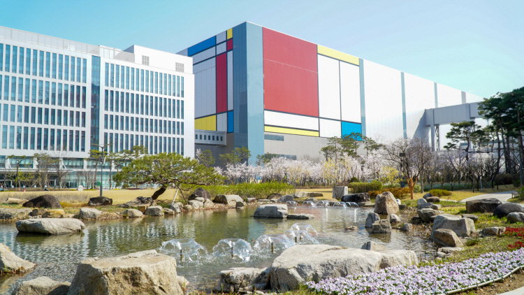 삼성전자 평택 연못