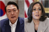 尹대통령·해리스 美부통령 회동, 북핵·IRA 논의 주목