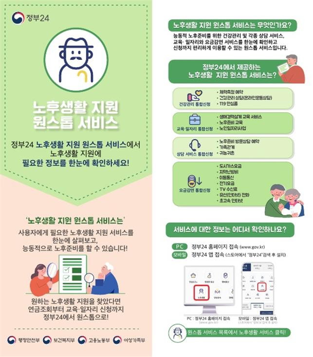 노후생활 지원 원스톱 서비스 