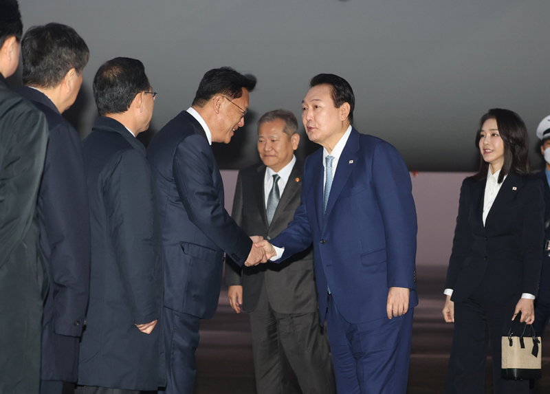 윤석열 대통령과 김건희 여사
