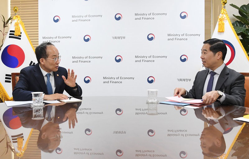 추경호 부총리, 국제신용평가사 Moody's 연례협의단 면담.