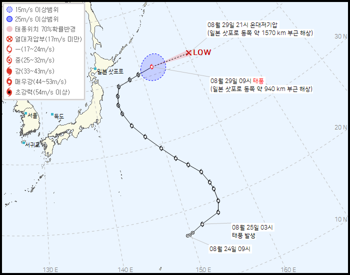 10호 태풍 담레이