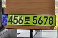 연두색 번호판 '8000만원 이상 법인차량'