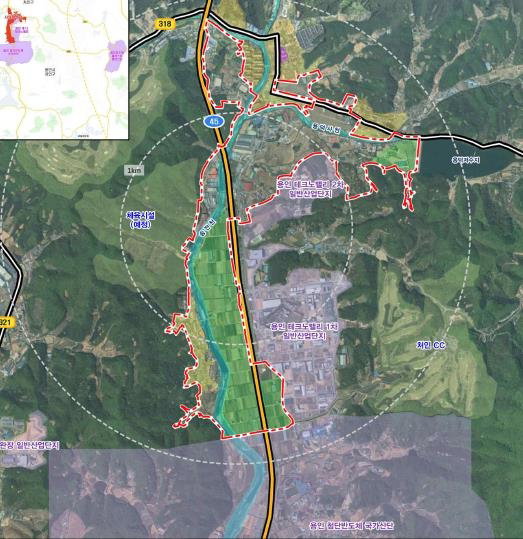 용인이동 신규택지 위치 [국토교통부 제공]
