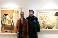 한국의 샤갈, 김영자 화백 전시회