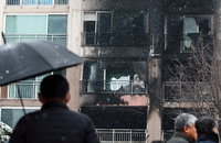 도봉구 아파트 화재, 방화 가능성도 조사