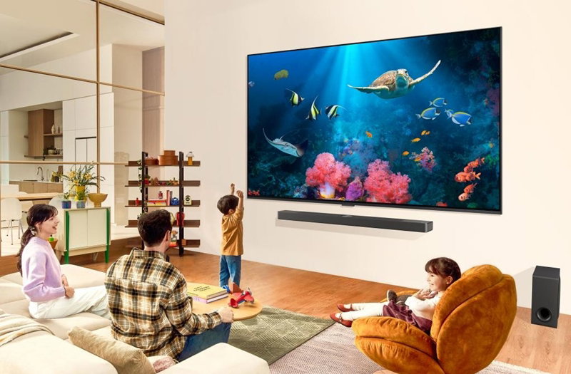 LG전자의 AI 기반 '2024년형 QNED TV'