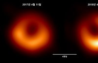 M87 블랙홀 고리 1년 후 모습