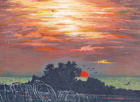 [강화노을Ⅰ 72.7&times;53.0cm acrylic 2023]