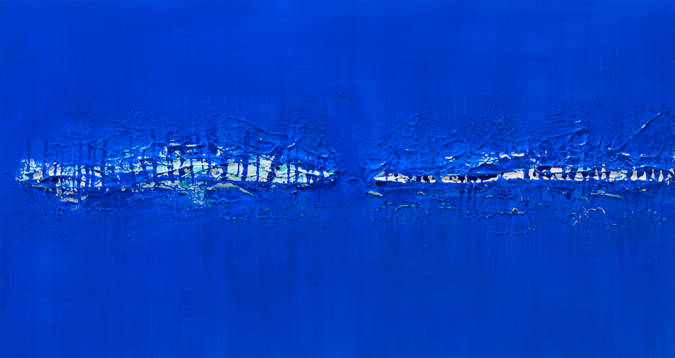 [숨과 숨 사이 203, 180.0x90.0, Mixed Medium on Canvas, 2019]