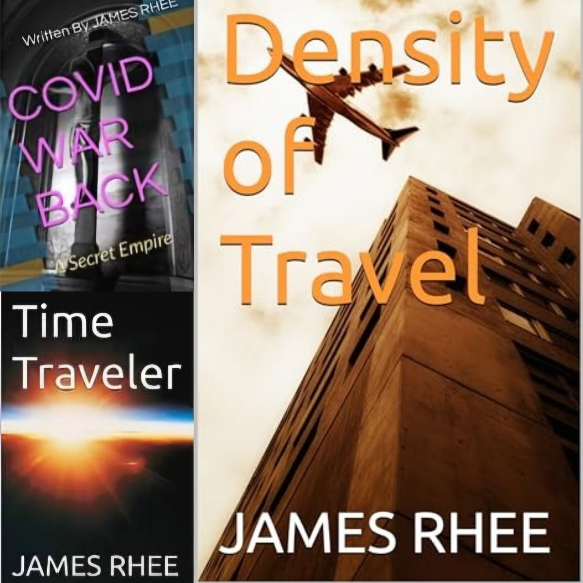 [제임스 리 출간 책 (COVID WAR BACK), (Time Traveler(, (Density of Travel)]