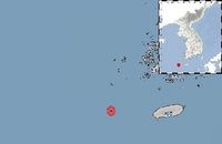 제주 2.1 지진 발생