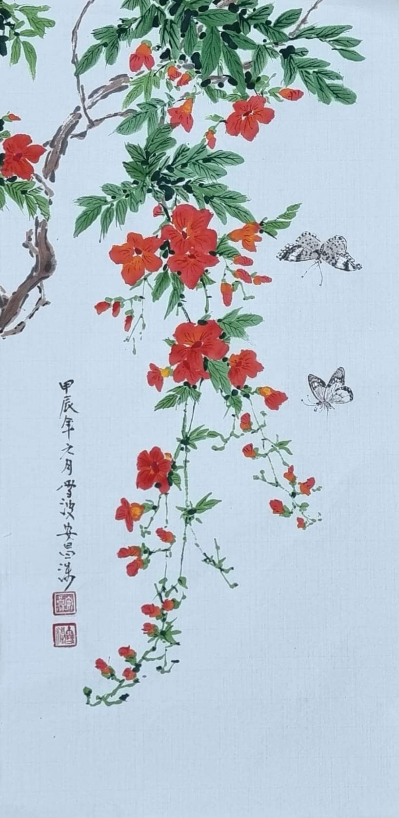[능소화, 20cmx50cm]