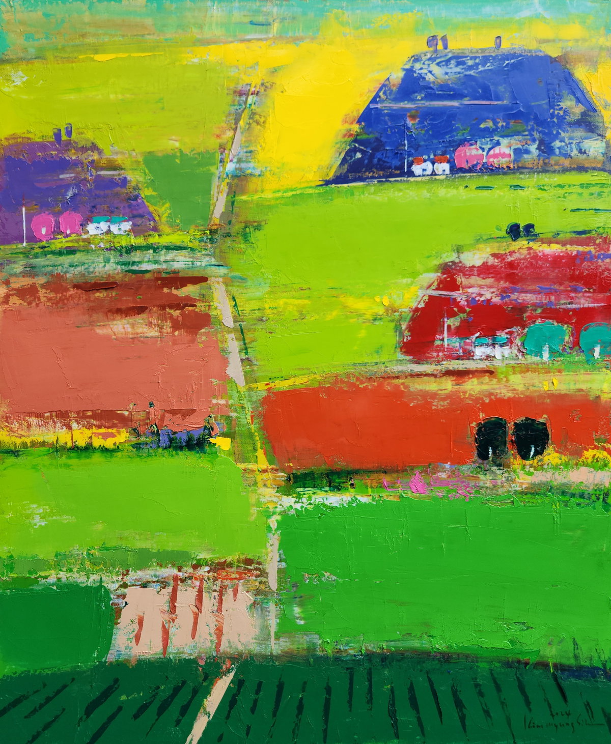 [Countryside-JA09 72.7X60.6cm Oil on canvas2024]