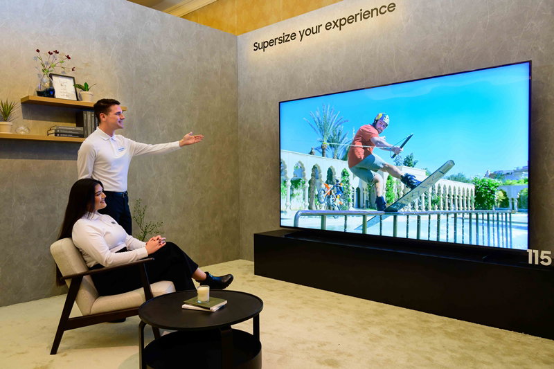 2025년형 초대형 디스플레이 QLED Neo 8K [삼성전자 제공]