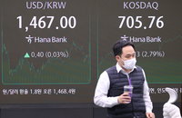 환율, 외인 증시 귀환에도 위안화 약세로 소폭 상승…1469.7원