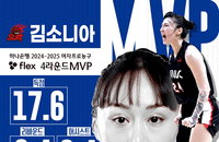 김소니아 4라운드 MVP…2회 연속