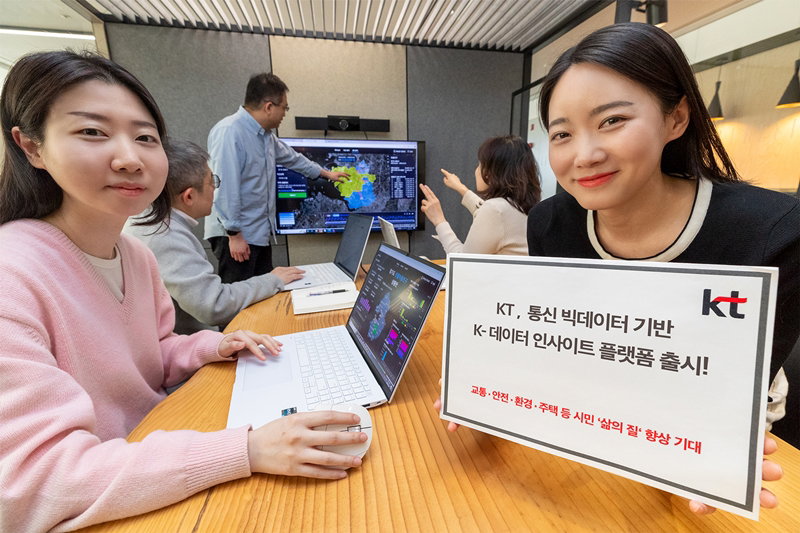 KT의 빅데이터 기반 인구분석 플랫폼 [KT 제공]