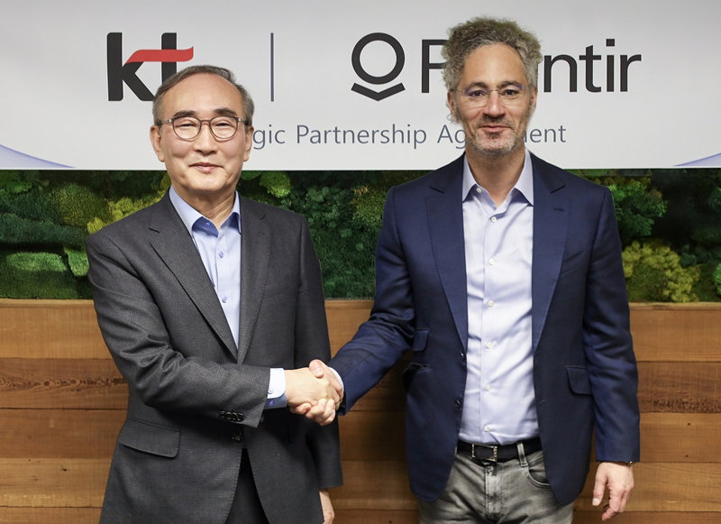 KT-팔란티어 AI 전환 사업 전략적 파트너십 [KT 제공]