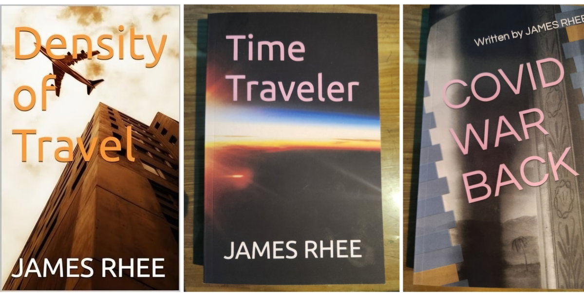 [미국 아마존에서 출간한 영문서적 [Density of Travel],[Time Traveler],[COVID WAR BACK]]