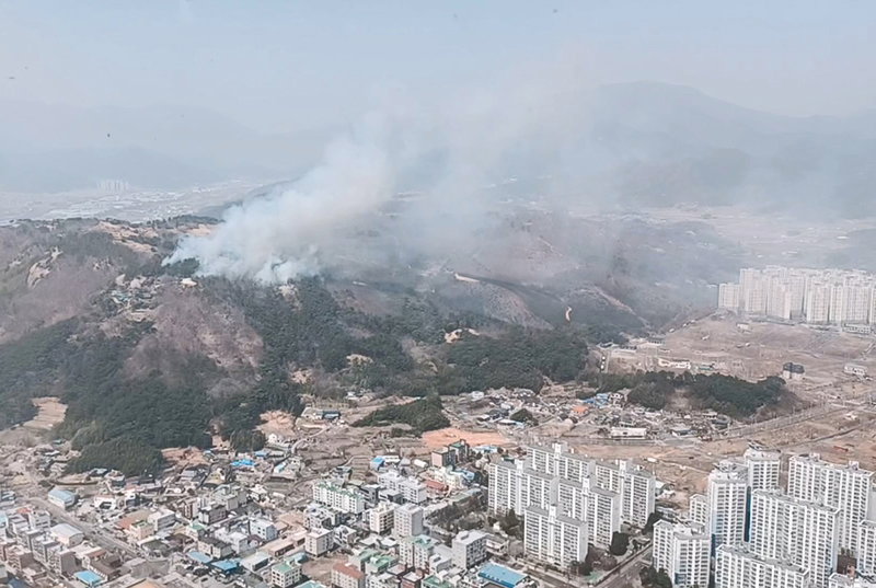울산 울주군 언양 산불