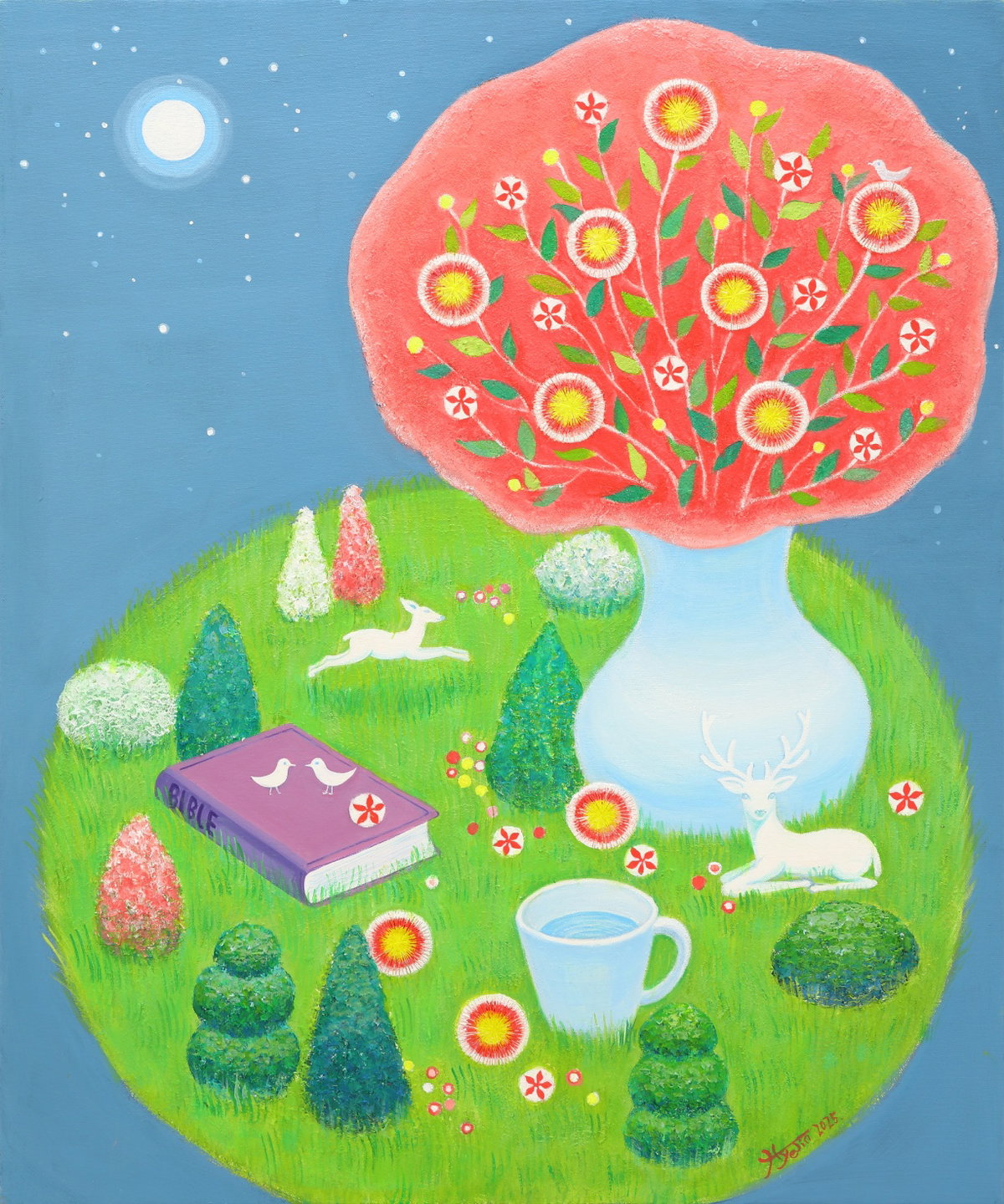 [still life - garden of blessings  72.7x60.6 ]
