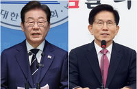 대선 후보 지지율 여론조사, 이재명 50% 첫 돌파…김문수 12.2% [리얼미터]