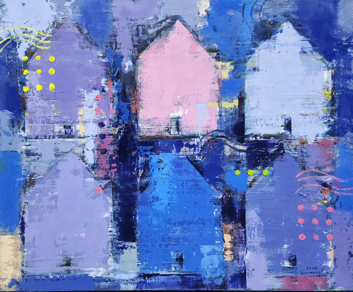 [김명식_East Side-MS07_Oil on canvas 60.6 x 72.7cm(F20) 2024]