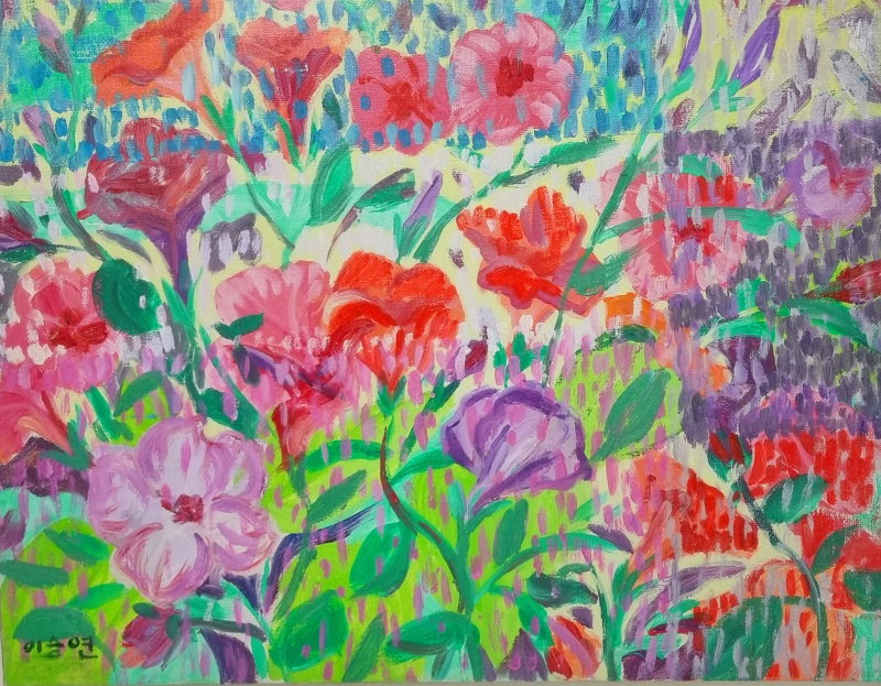 [이승연_봄의 노래_Oil on canvas 31.8 x 40.9cm(6F) 2021]