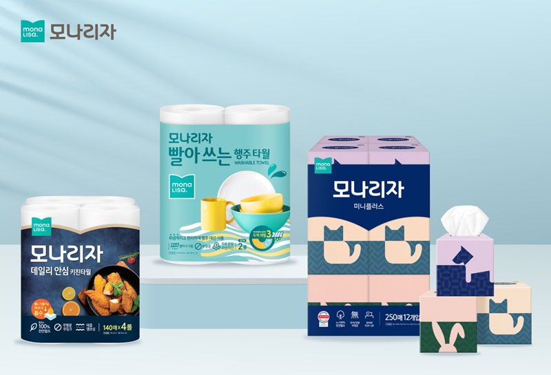 모나리자의 1인가구용 소용량 생필품 3종 [모나리자 제공]