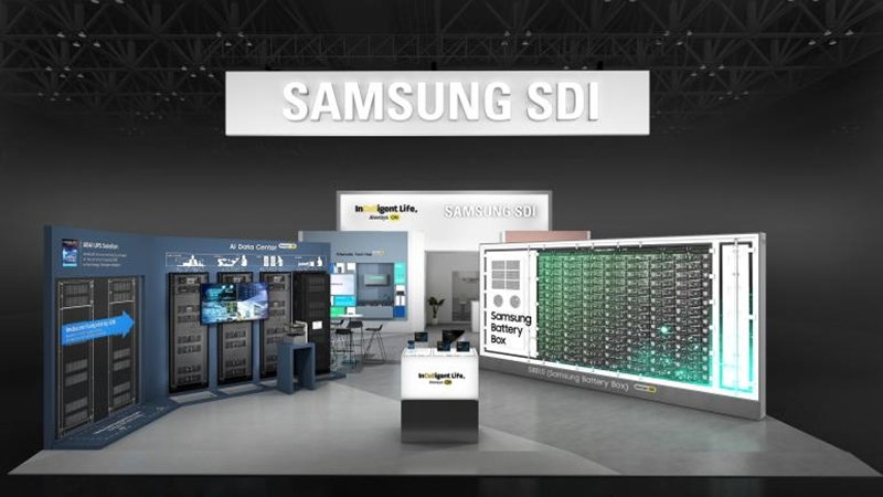 삼성SDI '인터배터리 유럽 2025' 부스 [삼성SDI 제공]