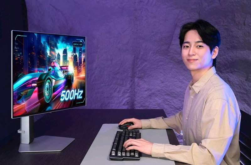 세계 최초 500Hz OLED 모니터 '오디세이 OLED G6' [삼성전자 제공]