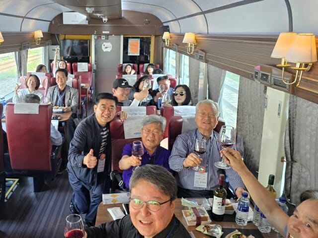 크라운해태 윤영달 회장 영동국악와인열차 팸투어