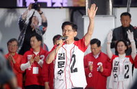 김문수, 경기·충청·강원 공략…오늘부터 90시간 논스톱 유세