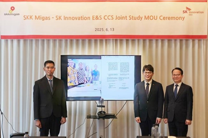 SK E&S와 인도네시아 SKK미가스의 국경통과 CCS 공동연구 MOU [SK E&S 제공]