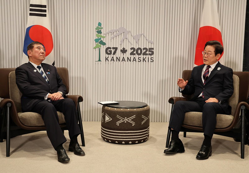 이재명 대통령, 이시바 일본 총리와 한일 정상회담