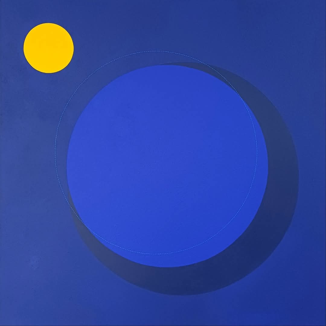  [아롱다롱, La meditation 2024-1 (성찰 2024-1)_91x91cm_캔버스에 아크릴_2024]