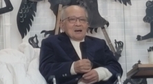 100세의 나이에 한국을 다시 찾은 후지시로 세이지 작가