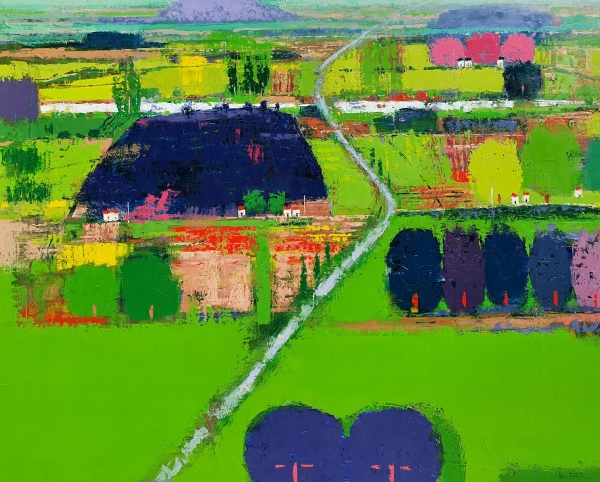 [Countryside-JA03 162.2x130.3cm Oil on canvas 2022(100F)]