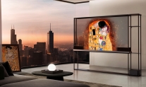 LG전자의 투명 OLED TV 'LG 시그니처 올레드 T' [LG전자 제공]