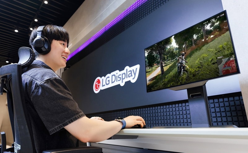 4세대 27인치 OLED 모니터 패널 [LG디스플레이 제공]