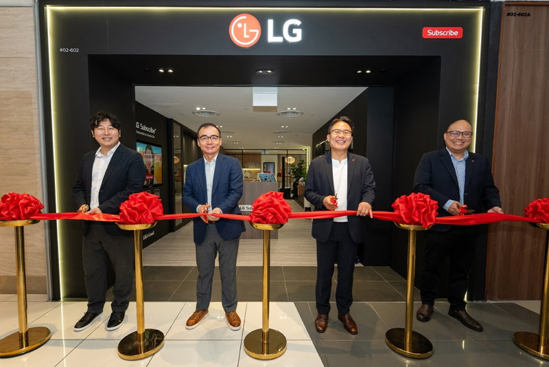싱가포르 구독 전용 브랜드샵 [LG전자 제공]