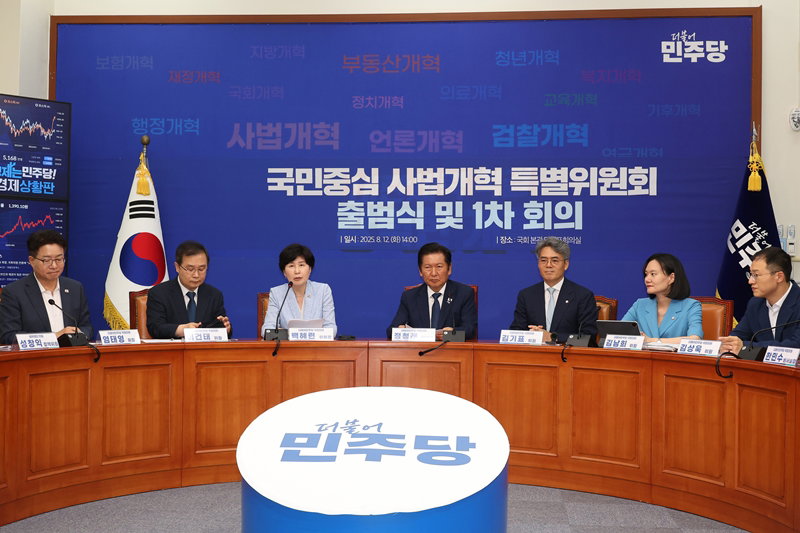 발언하는 백혜련 위원장