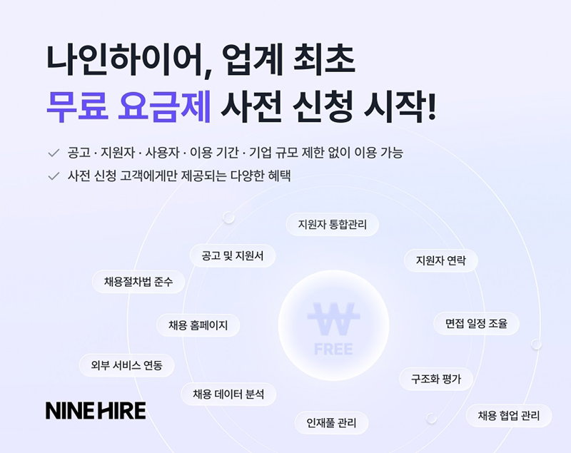 나인하이어 ATS 서비스 [나인하이어 제공]