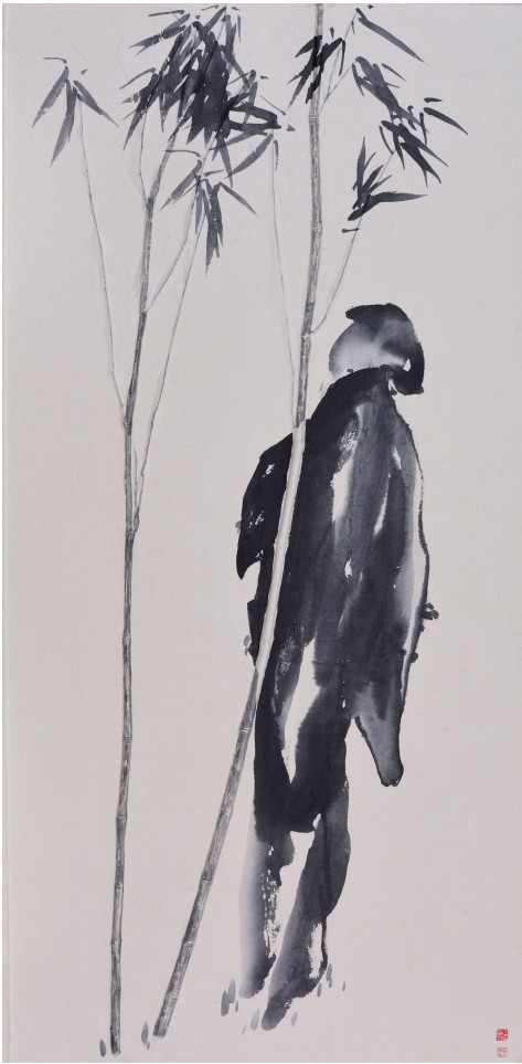 [정응균 화백, 그대 그리고ᆢ 70cm &times; 140cm]