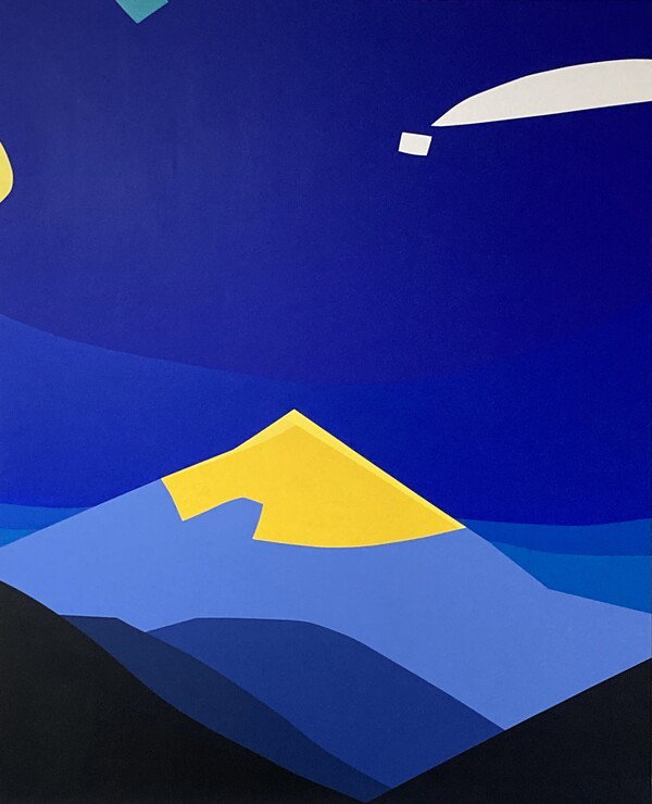 [prayer of love 21914, acrylic on canvas, 162.2x130.3cm, 2021]