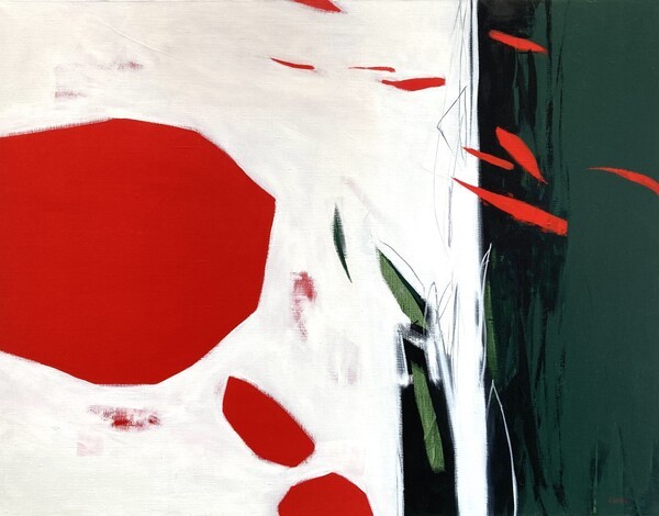[red leaves 20529,acrylic&oil on canvas, 116.8x91cm, 2020]